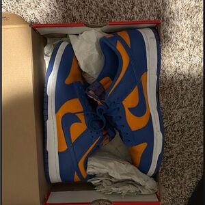 Nike Blue and Orange Sneakers